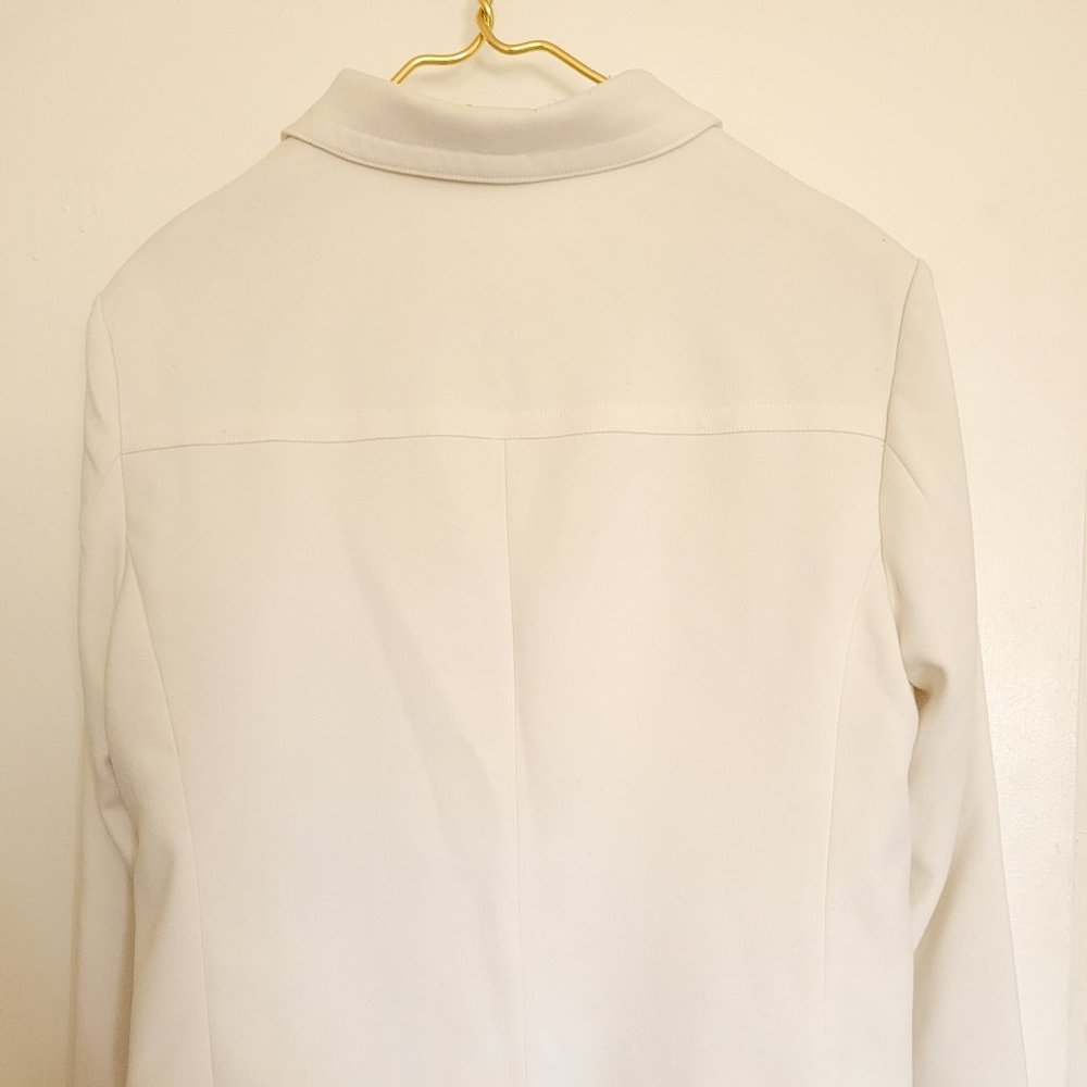 Ellen Tracy White Jacket Lining Polyester - image 3